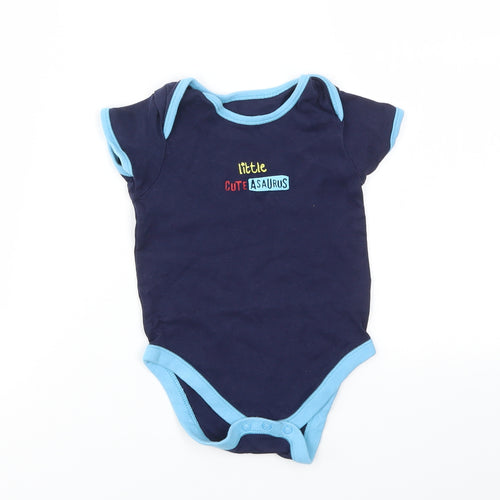 George Boys Blue   Babygrow One-Piece Size 12-18 Months