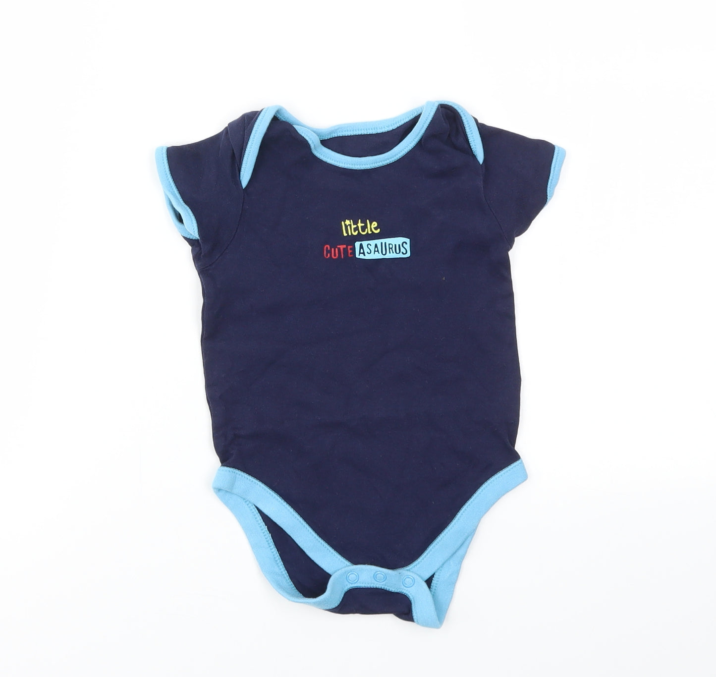 George Boys Blue   Babygrow One-Piece Size 12-18 Months