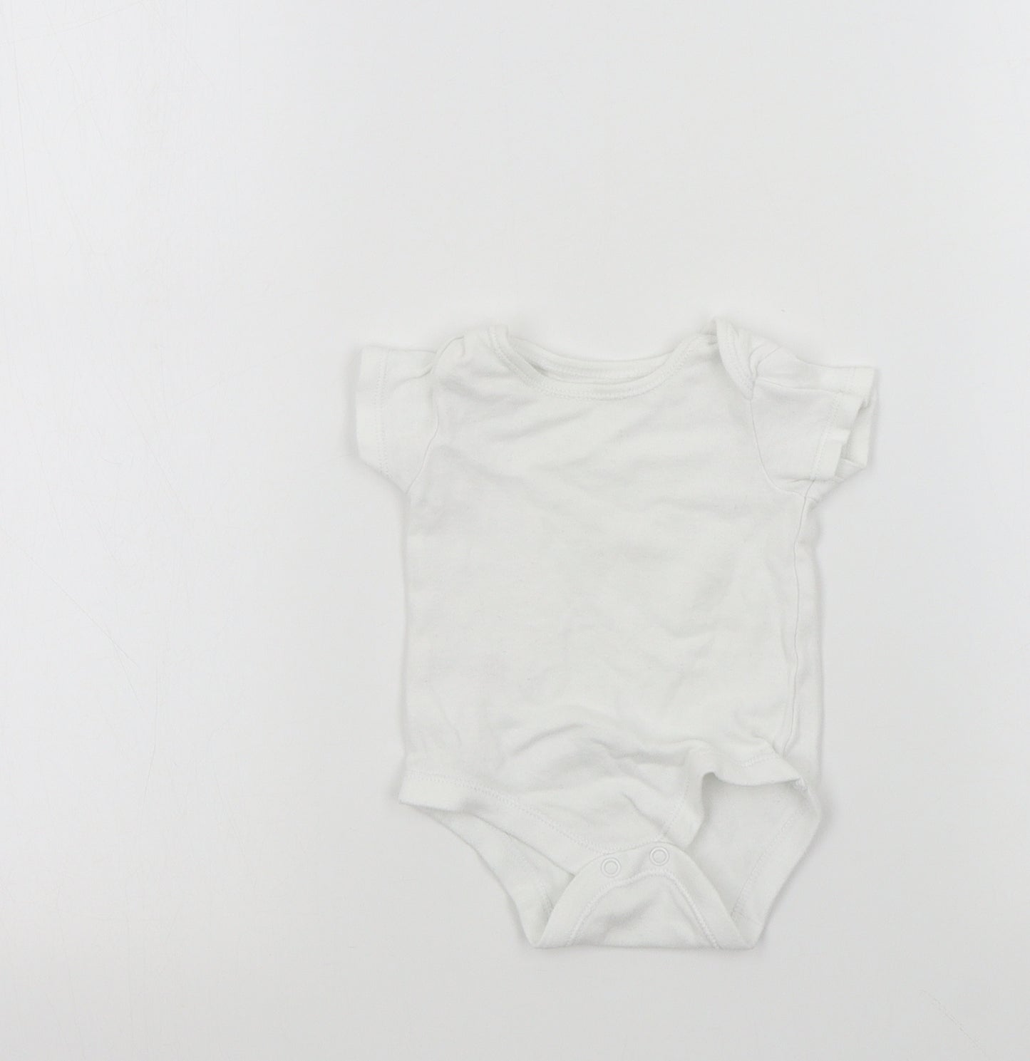 TU Baby White   Babygrow One-Piece Size 0-3 Months