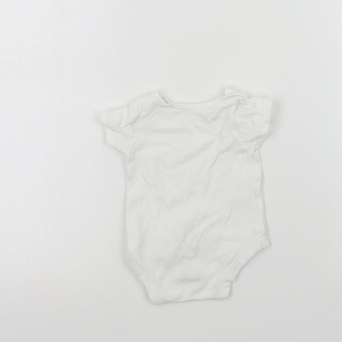 TU Baby White   Babygrow One-Piece Size 0-3 Months