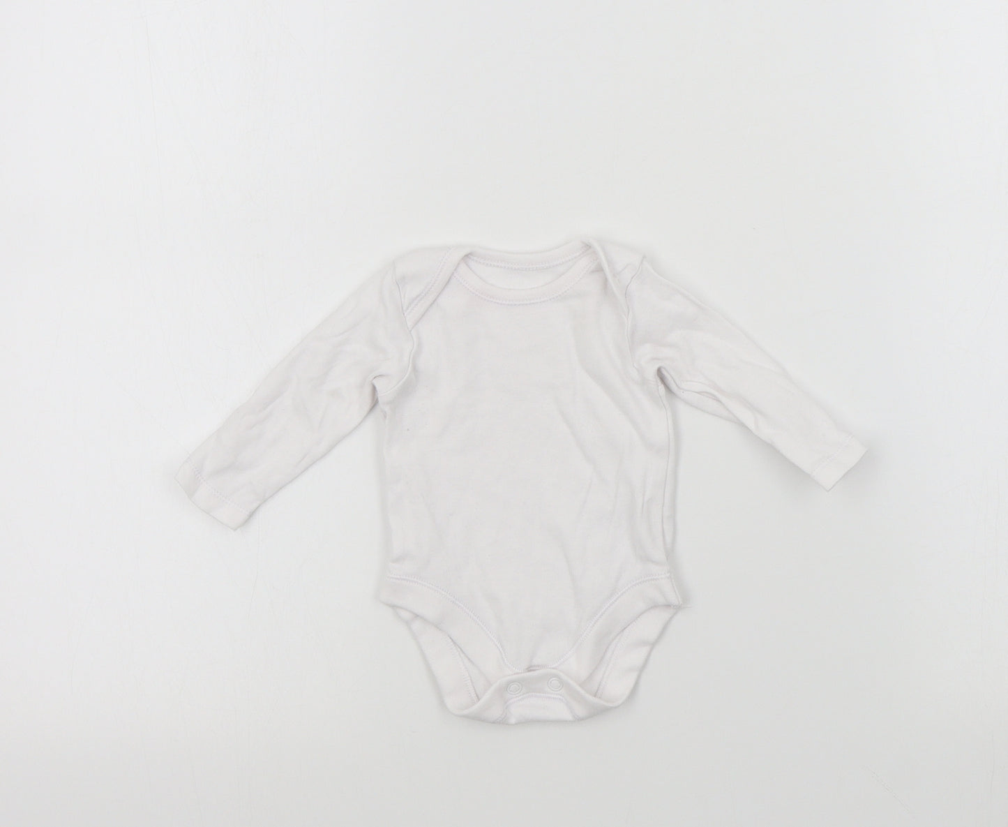 Nutmeg Baby White Colourblock  Babygrow One-Piece Size 0-3 Months