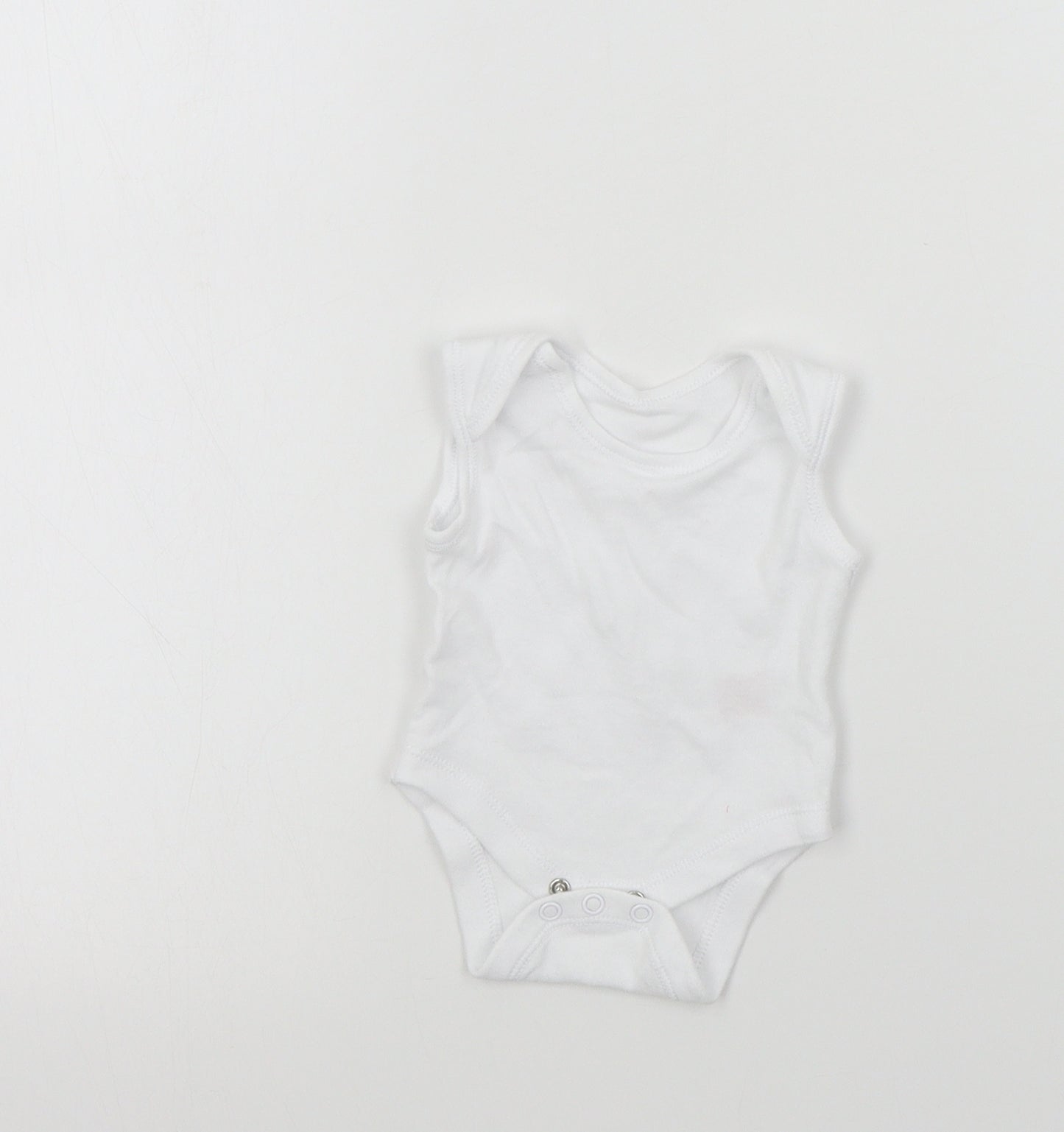 Primark Baby White Colourblock  Babygrow One-Piece Size Newborn