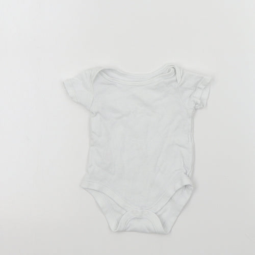 TU Baby White Colourblock  Babygrow One-Piece Size 0-3 Months