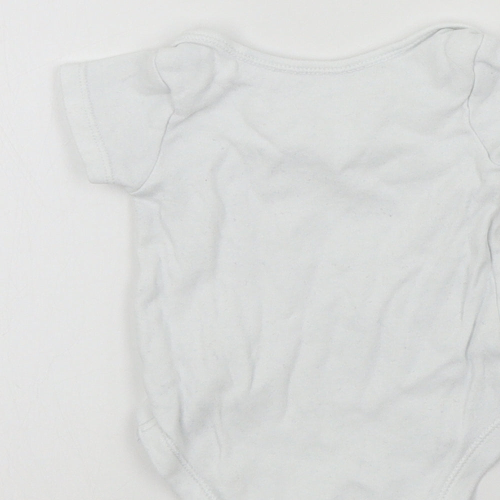 TU Baby White Colourblock  Babygrow One-Piece Size 0-3 Months