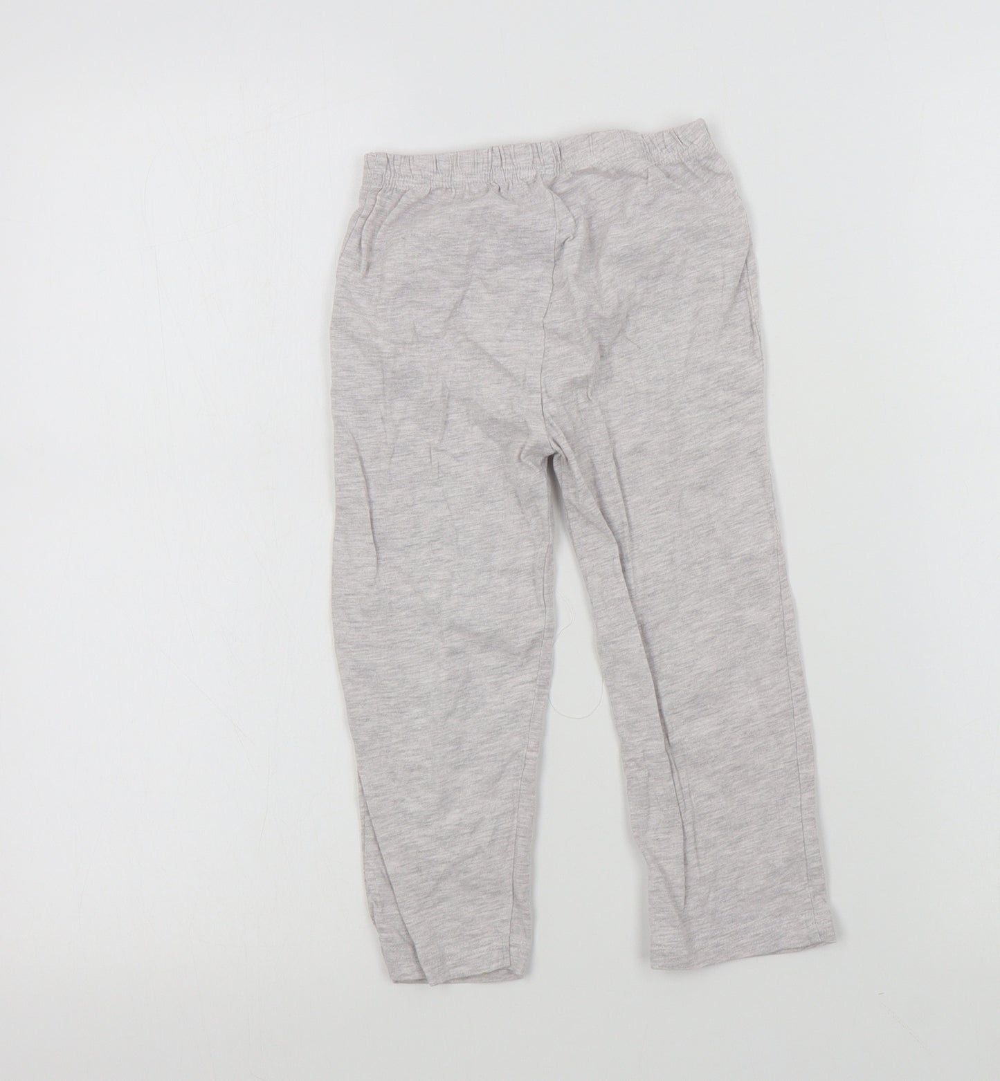 Primark Girls Grey Colourblock  Top Pyjama Pants Size 2-3 Years