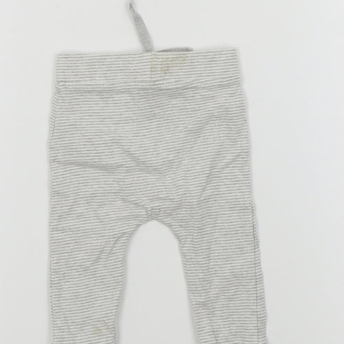 George Baby Green Striped  Jogger Leggings Size 3-6 Months