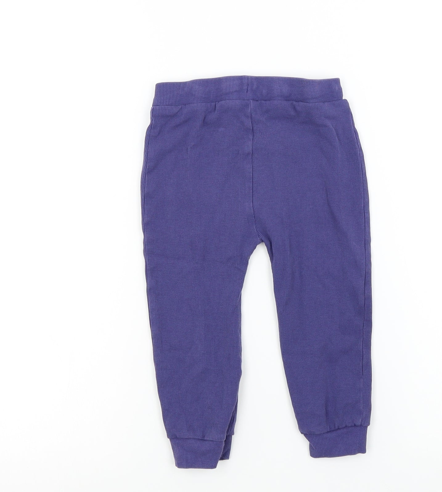 George Girls Blue Colourblock  Jogger Trousers Size 2-3 Years
