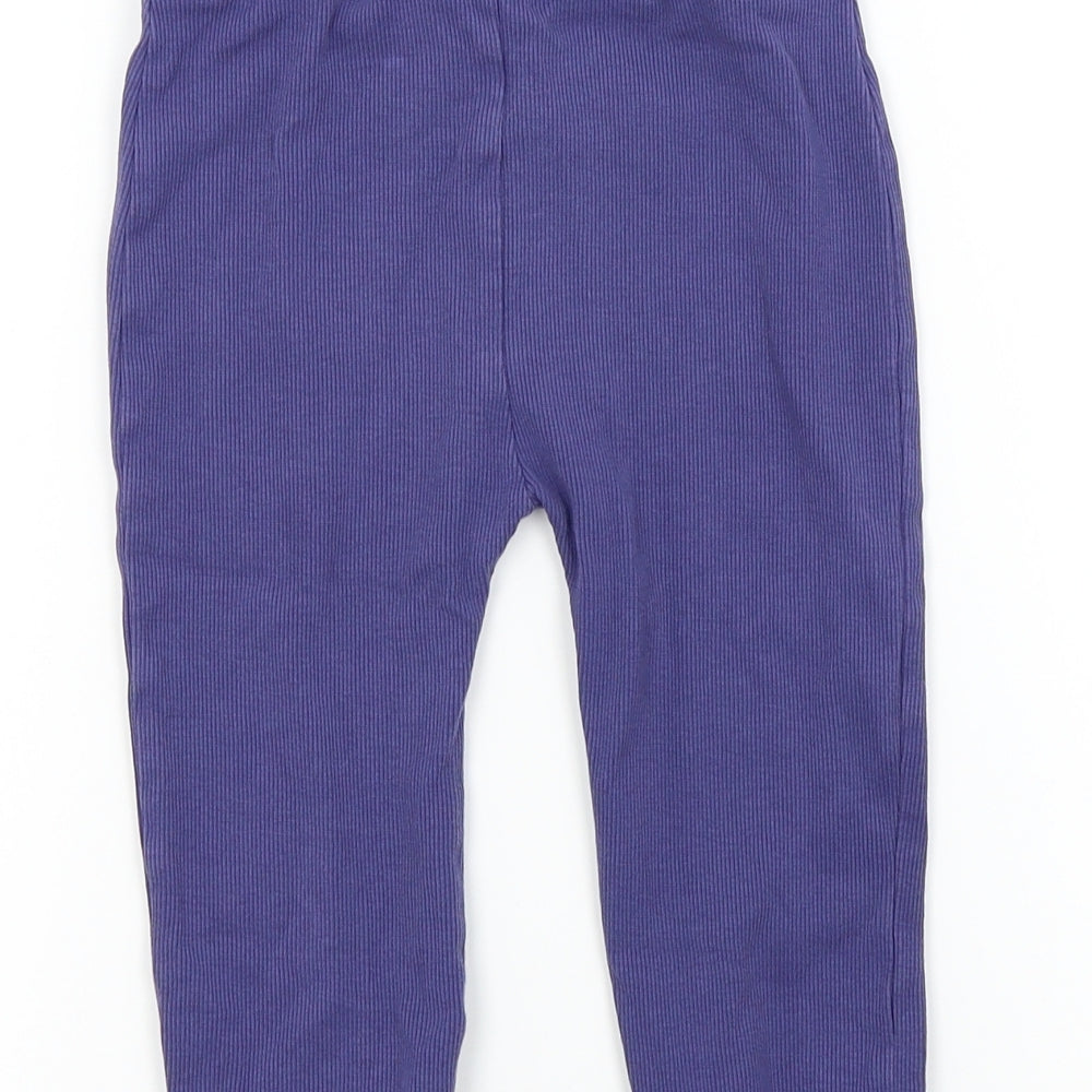George Girls Blue Colourblock  Jogger Trousers Size 2-3 Years
