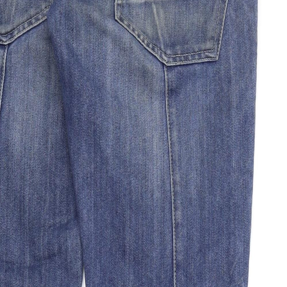 Crosshatch Mens Blue   Straight Jeans Size 32 in L30 in