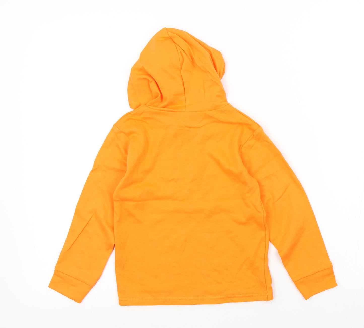 Preworn Boys Orange Colourblock  Pullover T-Shirt Size 3-4 Years