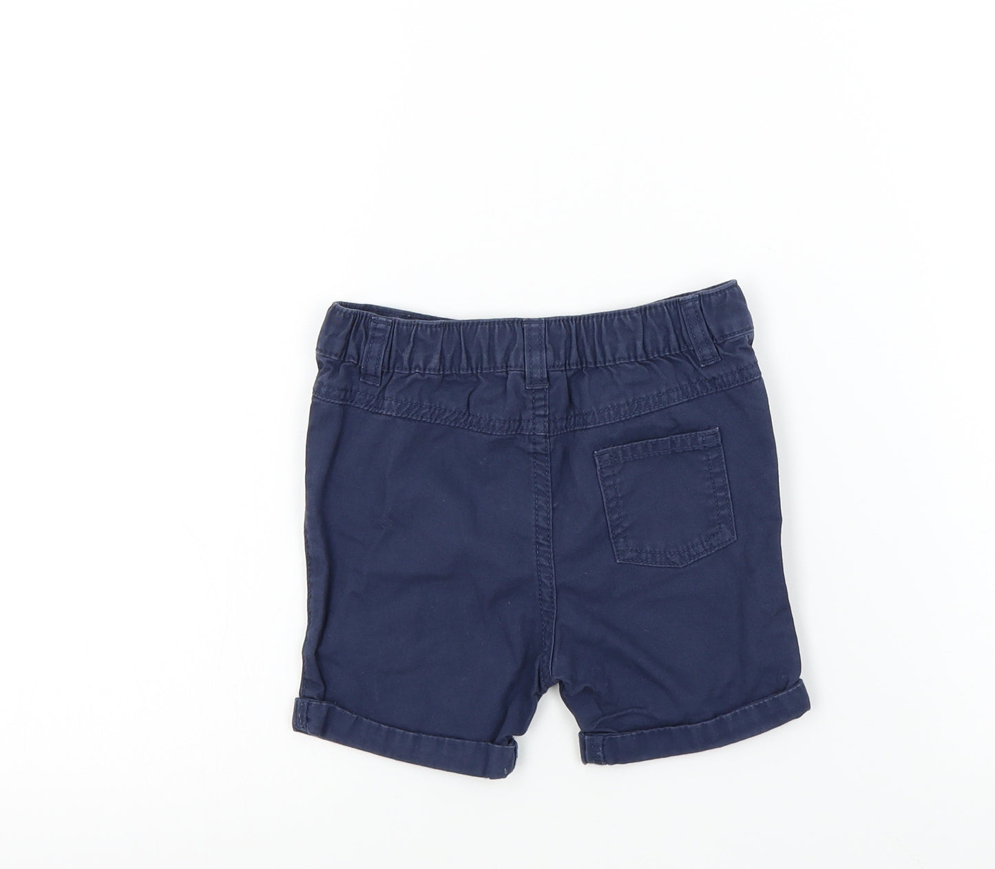 F&F Boys Blue Colourblock  Cropped Trousers Size 18-24 Months