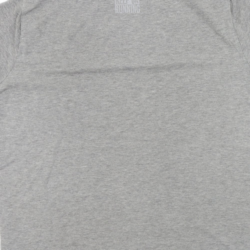 Crivit Mens Grey Colourblock   T-Shirt Size L