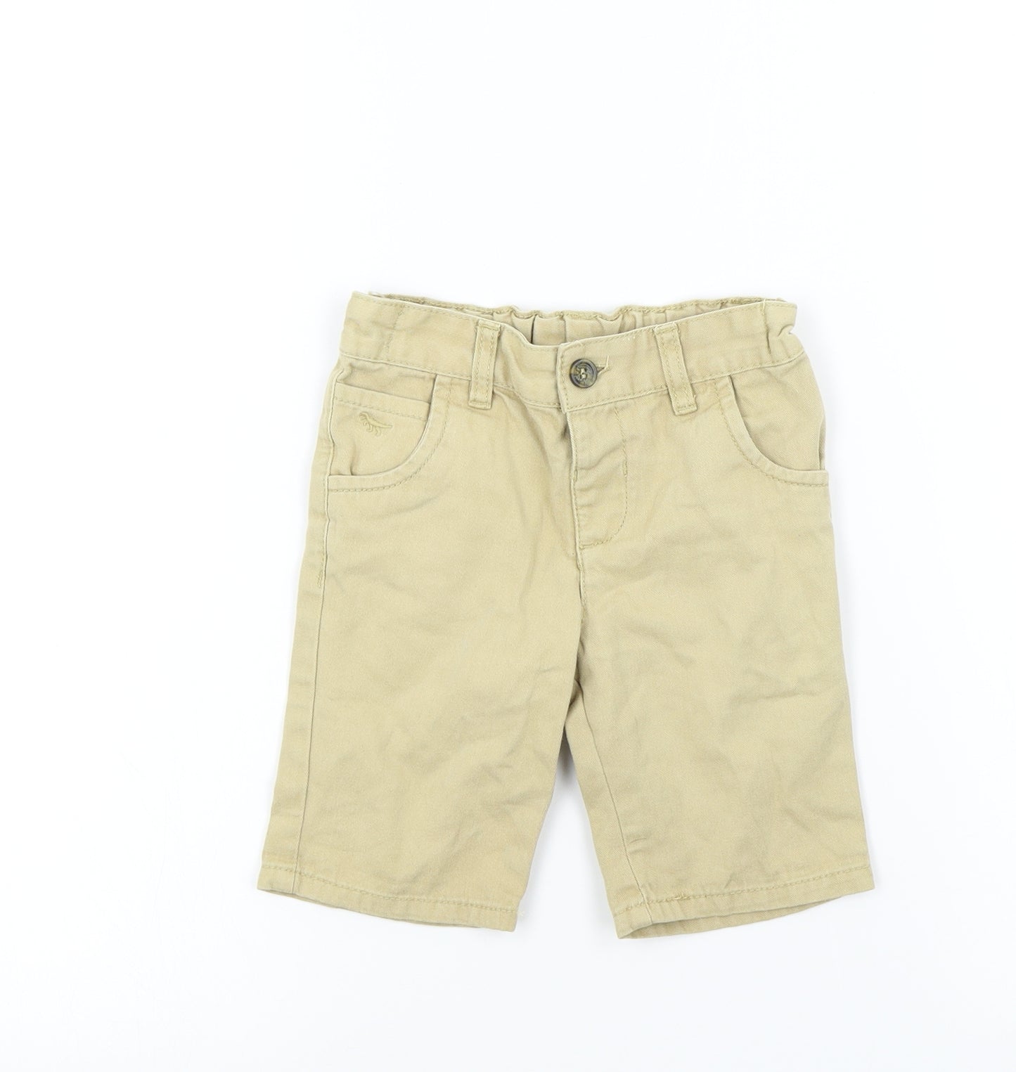 Nutmeg Boys Brown Colourblock  Cropped Jeans Size 18-24 Months