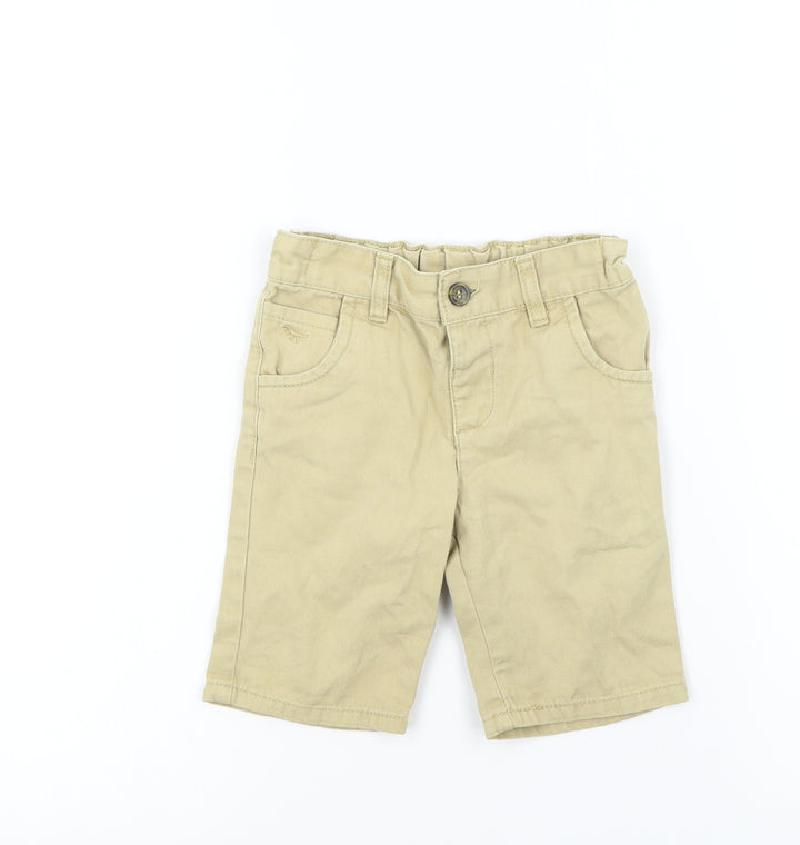 Nutmeg Boys Brown Colourblock Cropped Jeans Size 18-24 Months
