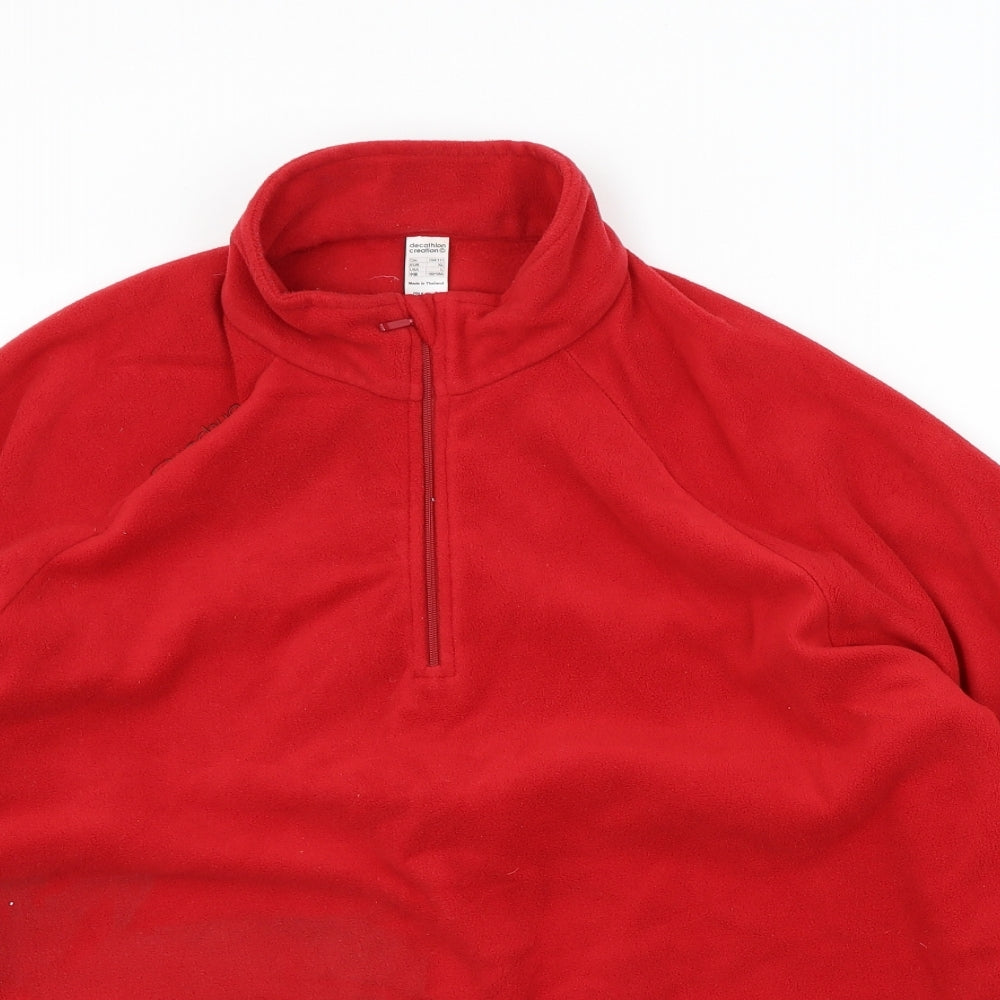 DECATHLON Mens Red   Pullover Jumper Size XL