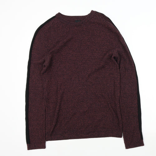 River Island Mens Purple   Pullover Jumper Size M