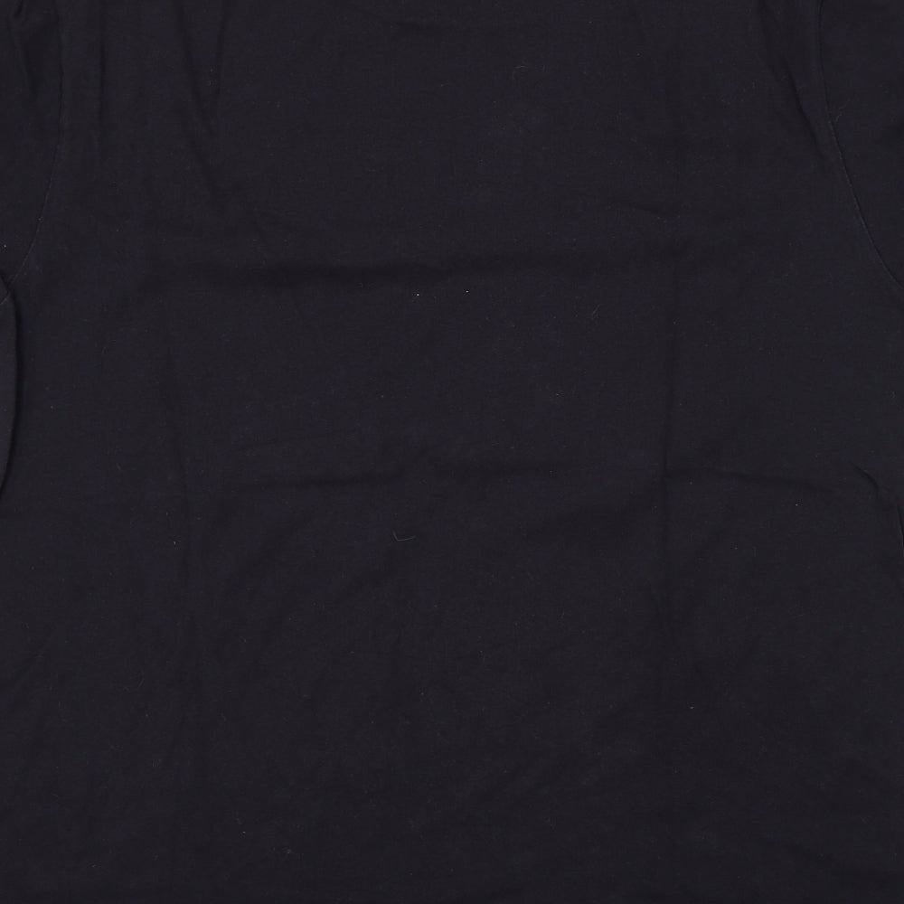 Bench Mens Black Check   T-Shirt Size M