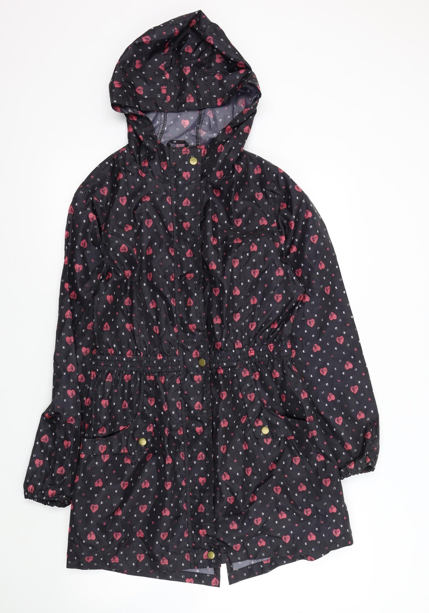 George Womens Black Geometric  Jacket  Size 10