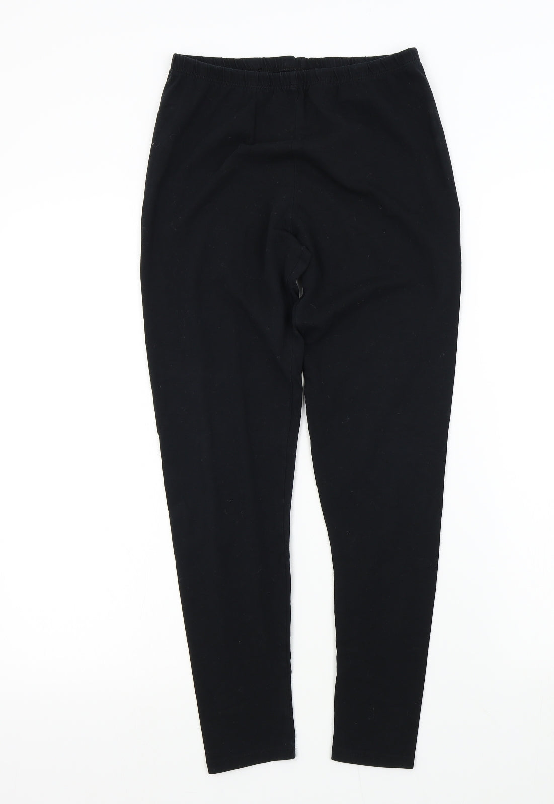 M&S Womens Black Colourblock  Jegging Leggings Size 12 L25 in