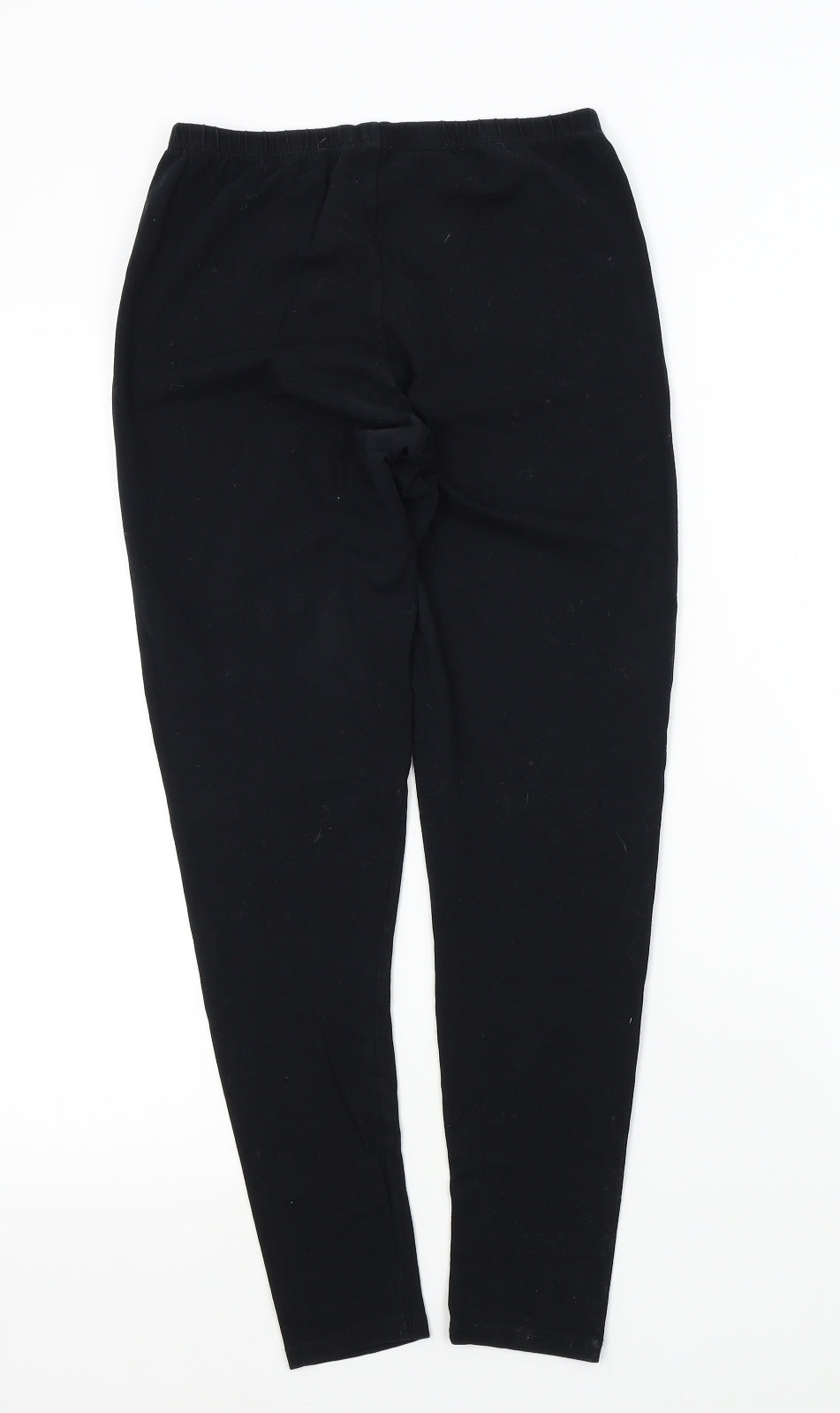 M&S Womens Black Colourblock  Jegging Leggings Size 12 L25 in