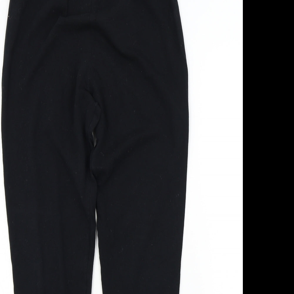 M&S Womens Black Colourblock  Jegging Leggings Size 12 L25 in