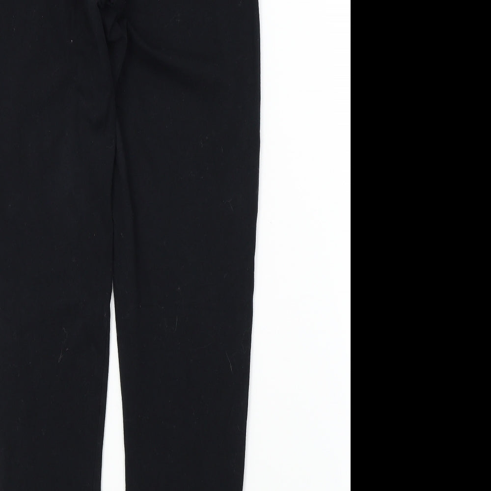 M&S Womens Black Colourblock  Jegging Leggings Size 12 L25 in