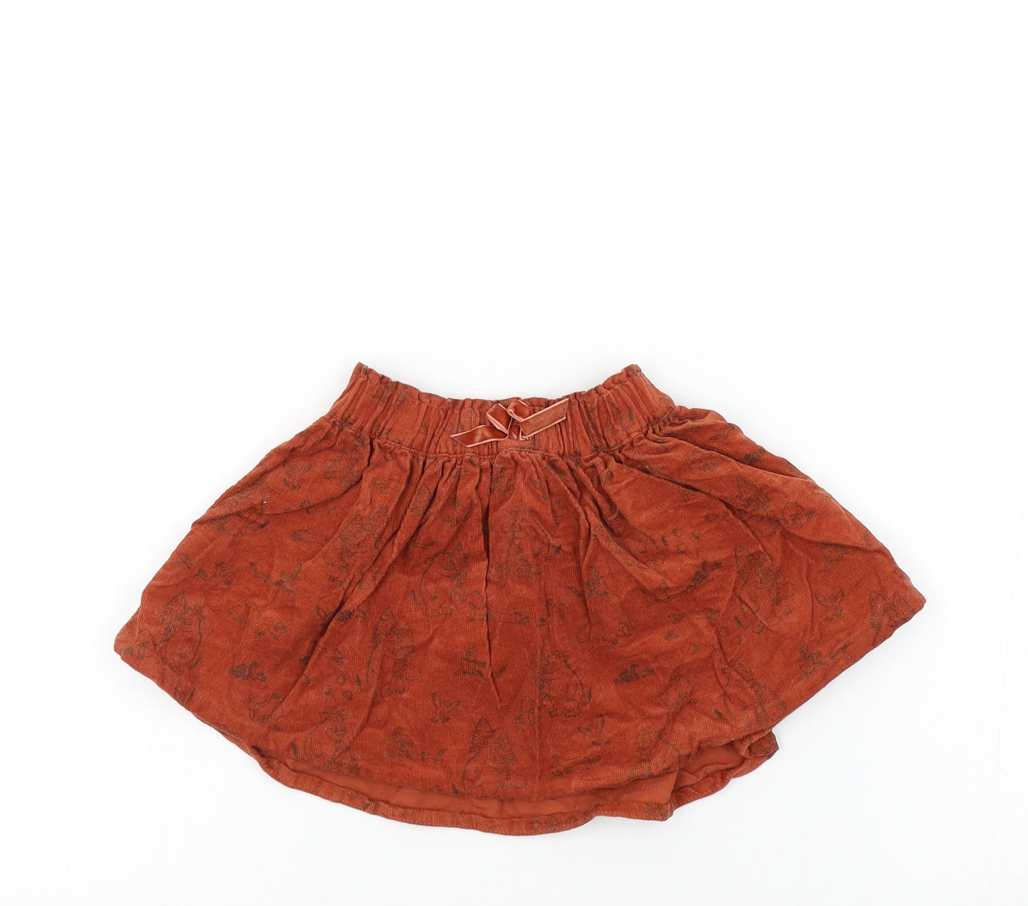 TU Girls Brown   Flare Skirt Size 12-18 Months  - THE GRUFFALO