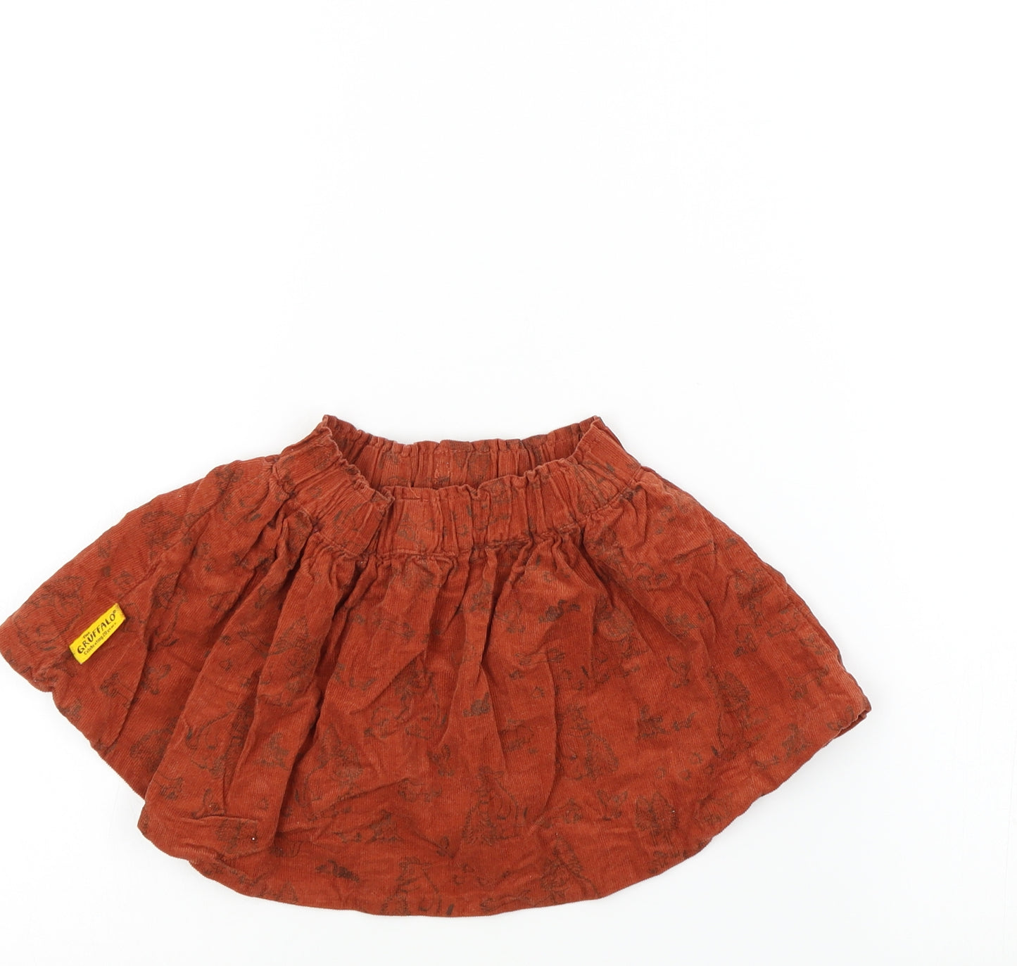 TU Girls Brown   Flare Skirt Size 12-18 Months  - THE GRUFFALO