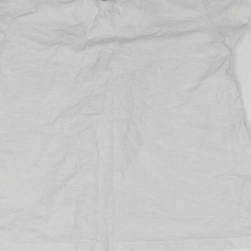 Matalan Girls White   Basic T-Shirt Size 6 Years