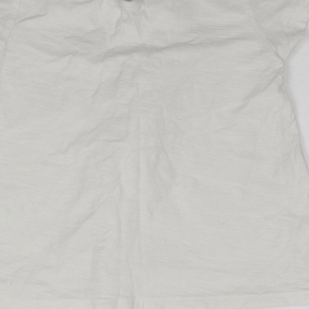 Matalan Girls White   Basic T-Shirt Size 6 Years