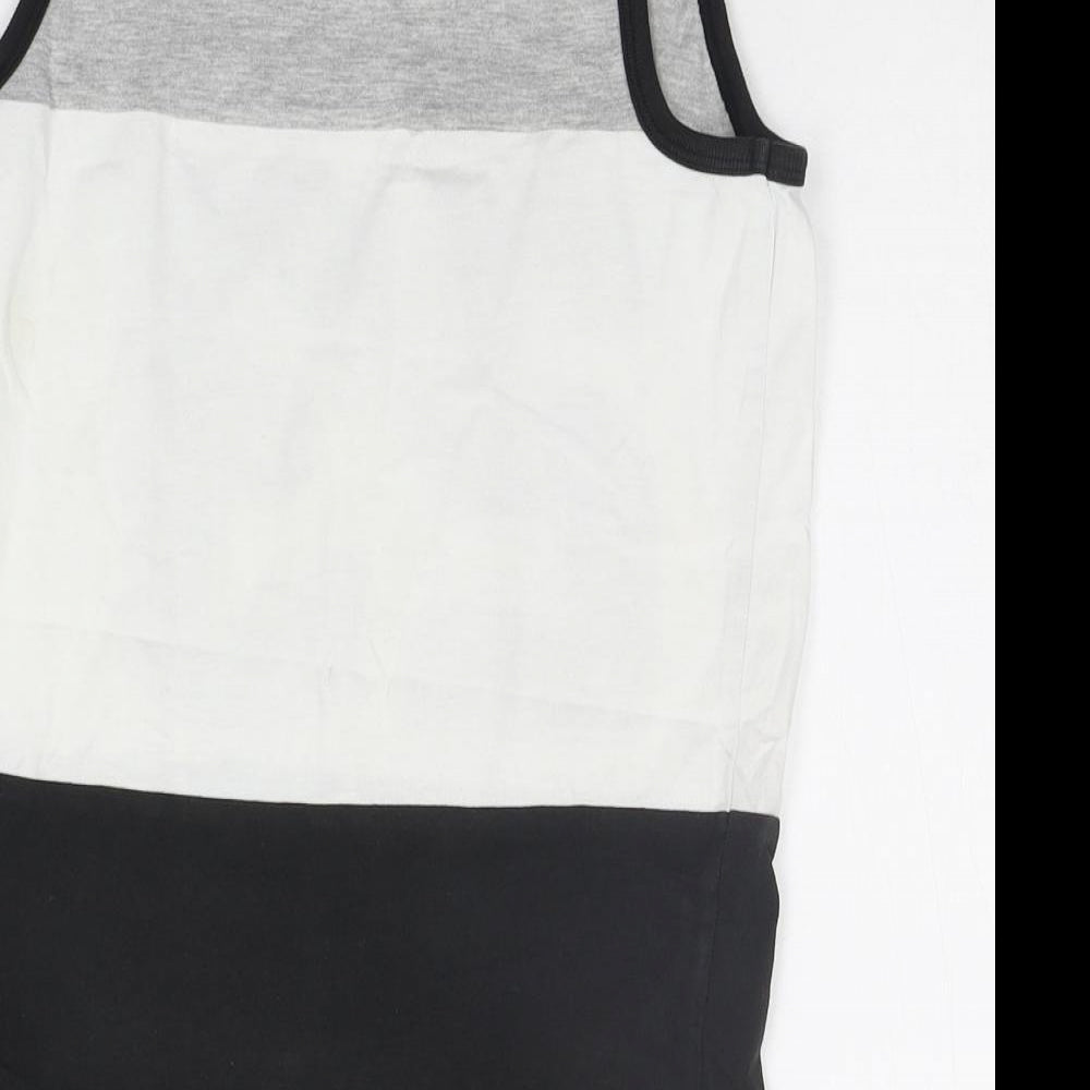 NEXT Boys Black Geometric  Basic Tank Size 10 Years