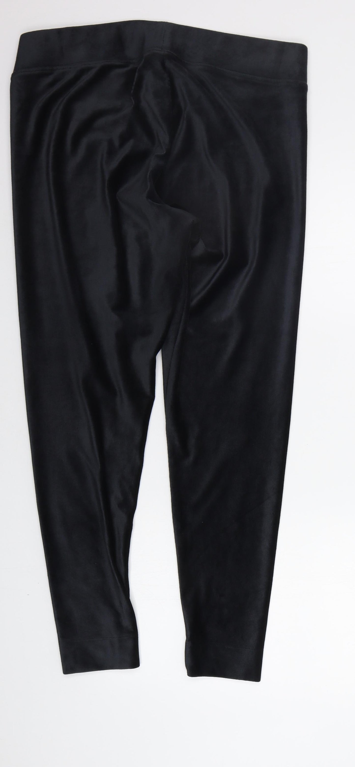 Marks and Spencer Womens Black   Jogger Trousers Size 18 L27 in