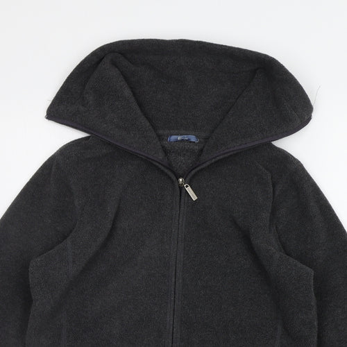 evie Womens Grey   Full Zip Jumper Size 12