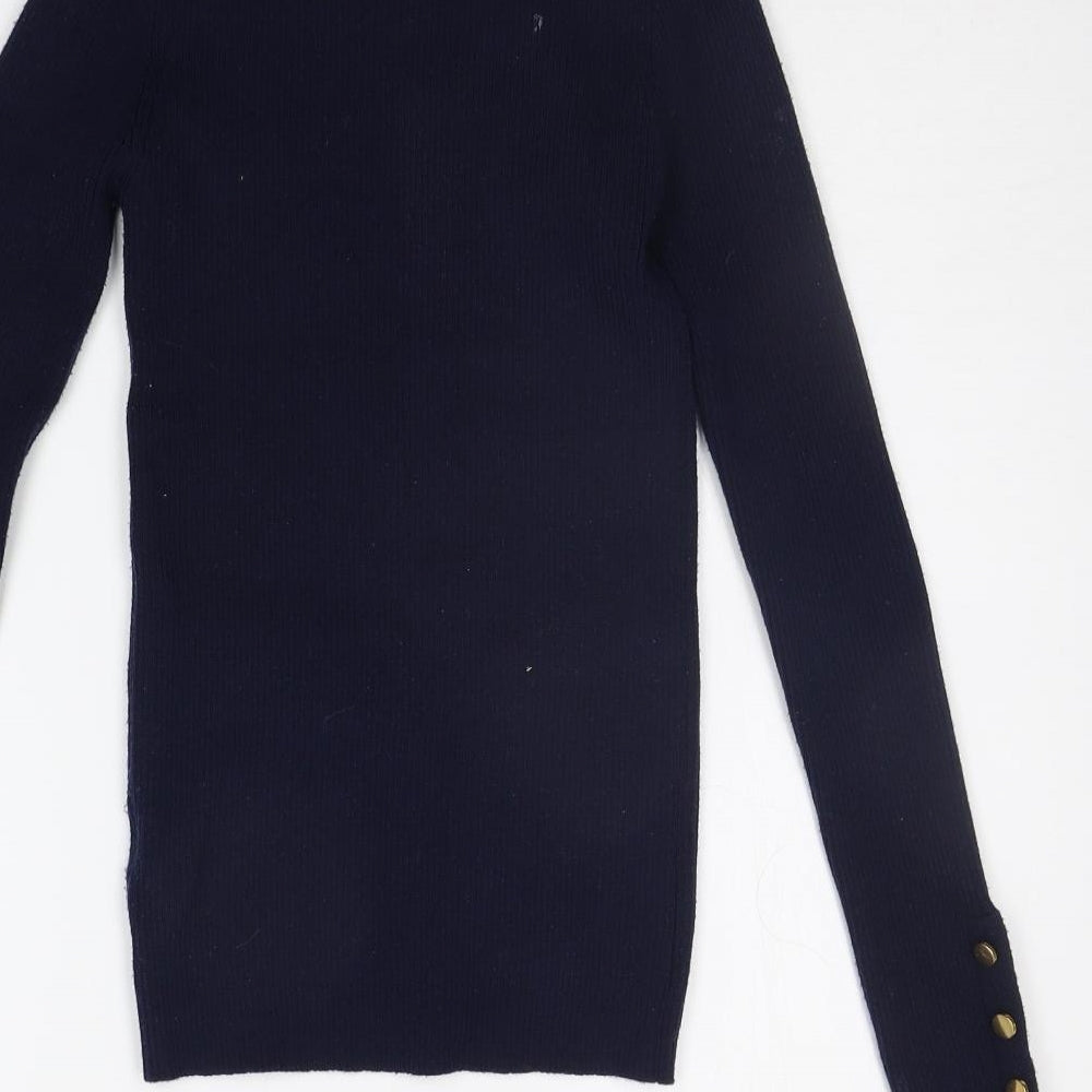 In Vogue Womens Blue   Pullover Jumper Size M