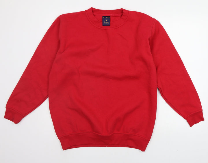 Uneek Womens Red   Pullover Jumper Size M
