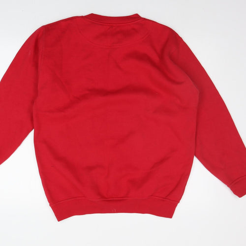 Uneek Womens Red   Pullover Jumper Size M
