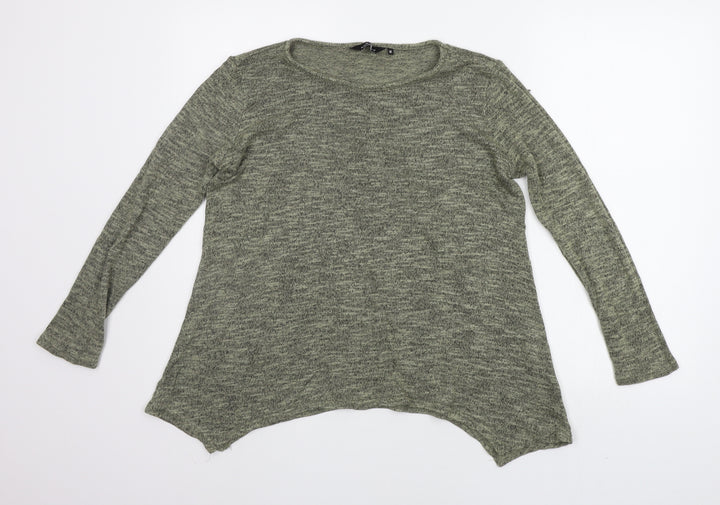 New Look Womens Green   Pullover Jumper Size 12