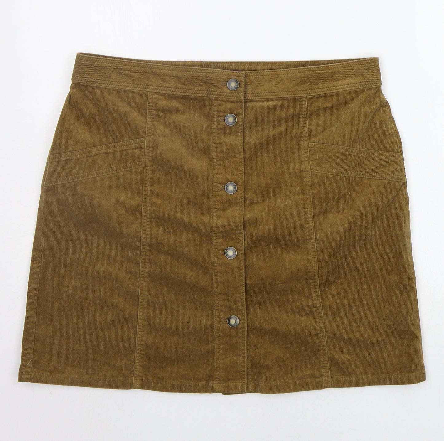 Marks and Spencer Womens Brown   A-Line Skirt Size 12