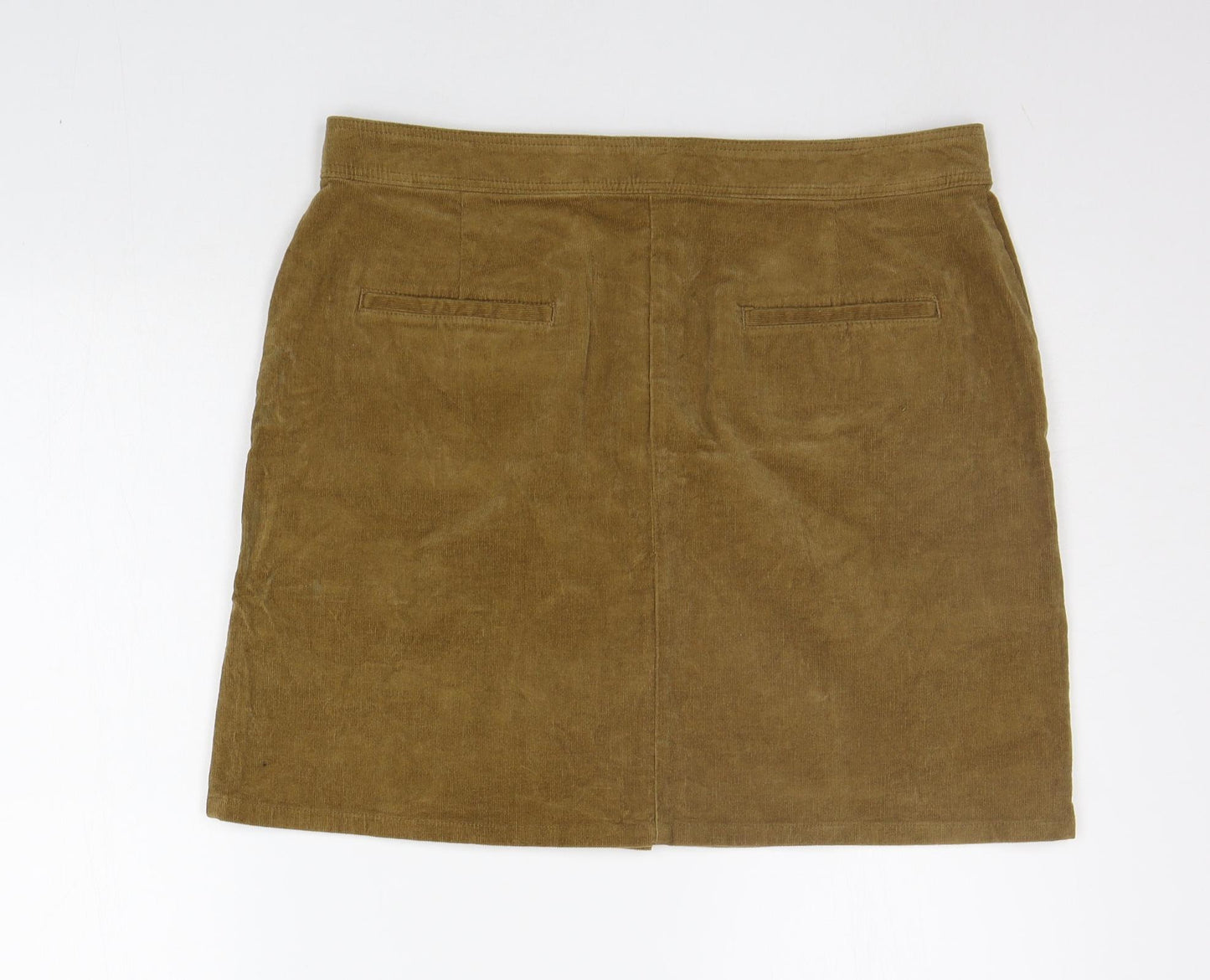Marks and Spencer Womens Brown   A-Line Skirt Size 12