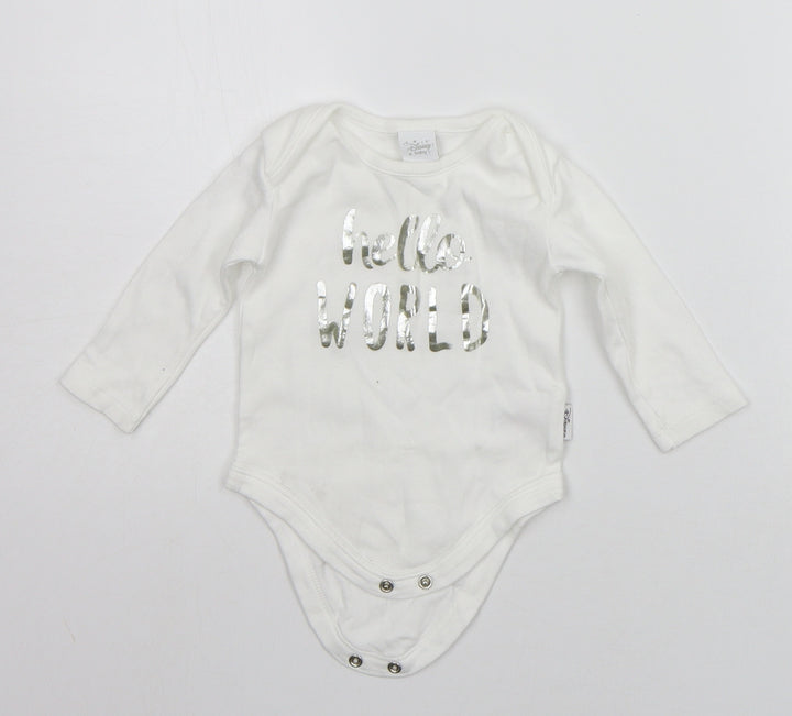 Disney Baby White Babygrow One-Piece Size 3-6 Months