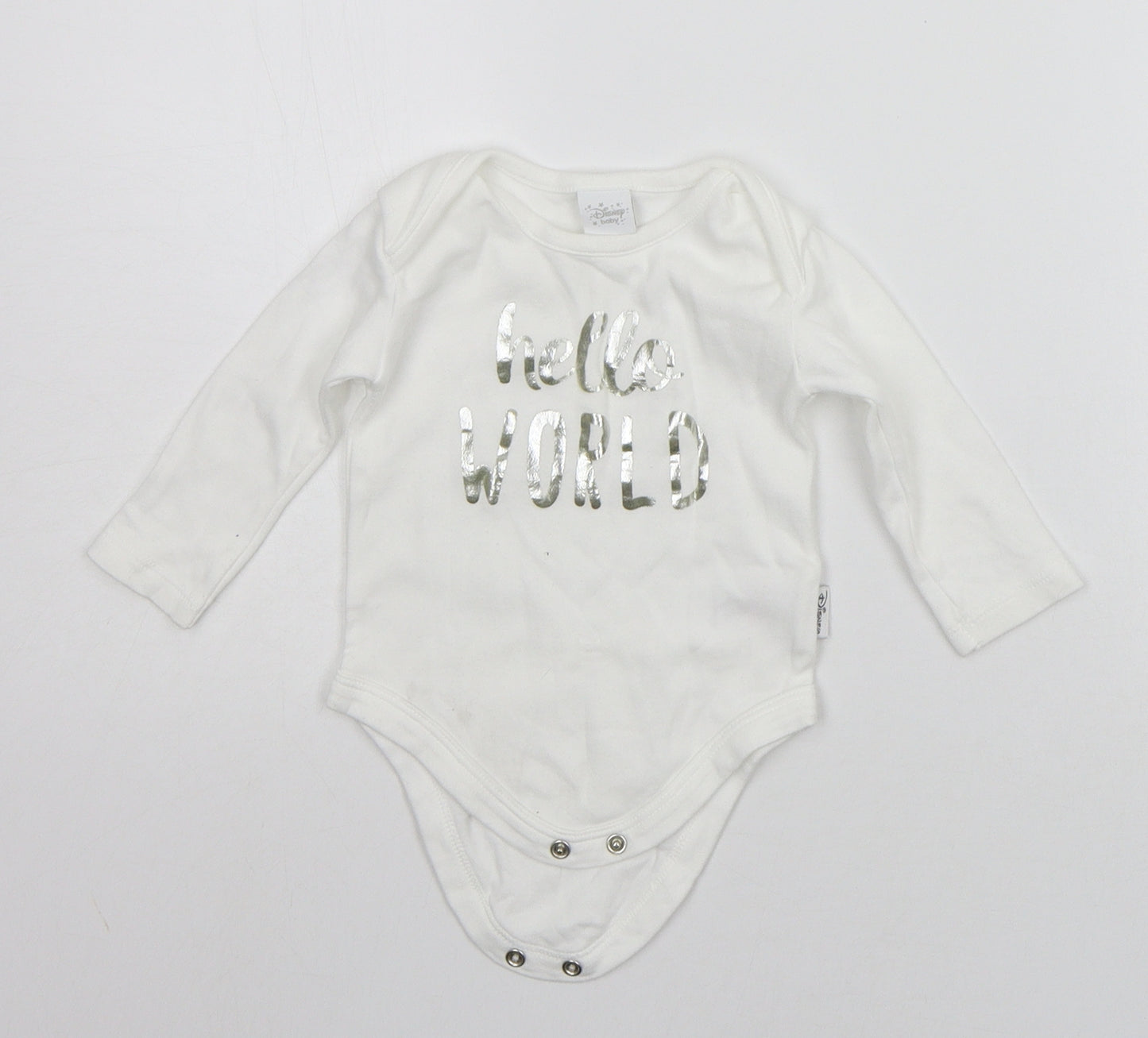 Disney Baby White   Babygrow One-Piece Size 3-6 Months