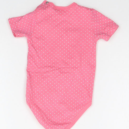 toty line Baby Pink Polka Dot  Babygrow One-Piece Size 6-9 Months