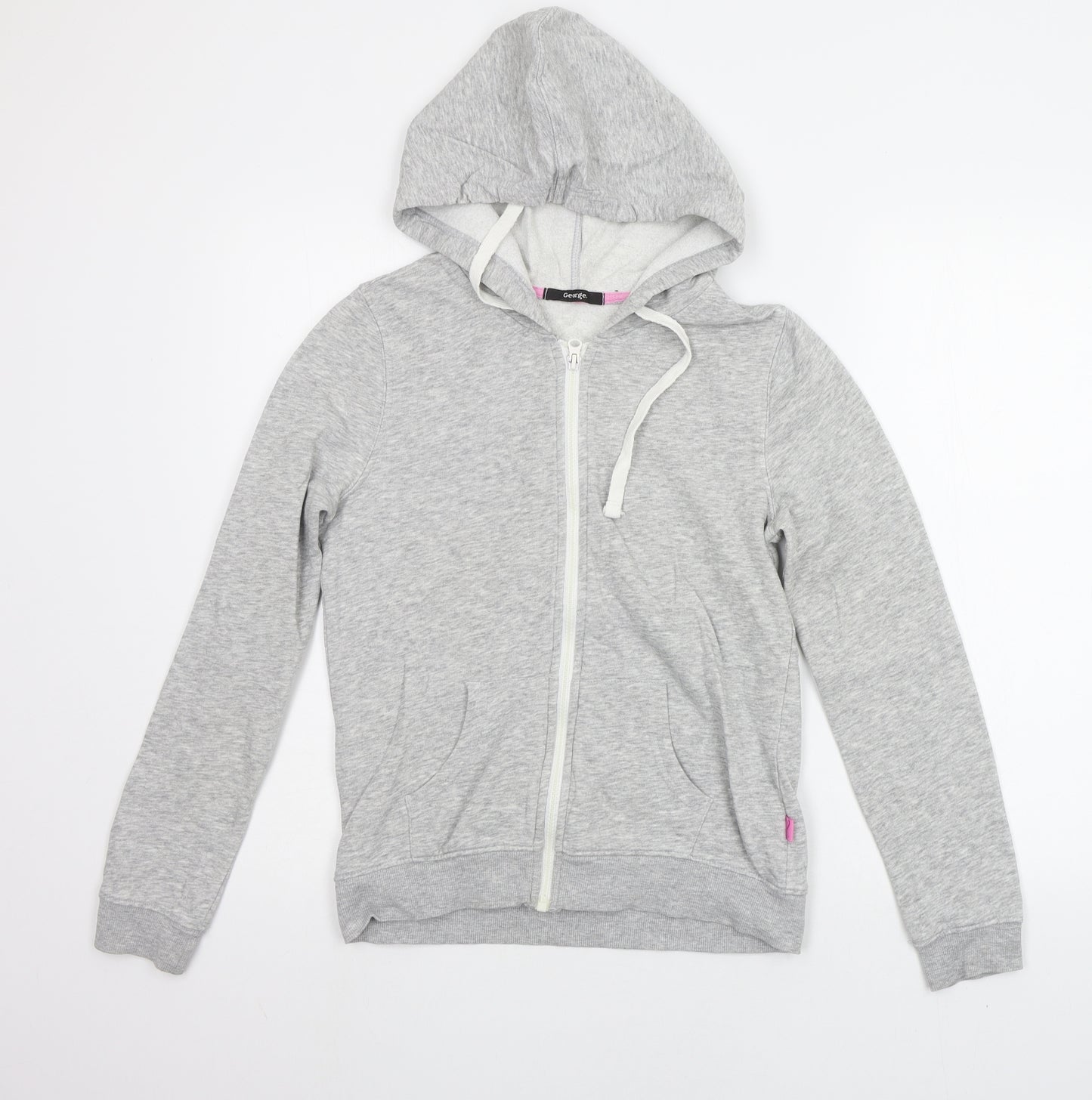 George Womens Grey   Full Zip Jumper Size 10