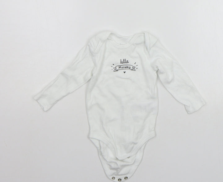 Lupilu Baby White Babygrow One-Piece Size 3-6 Months
