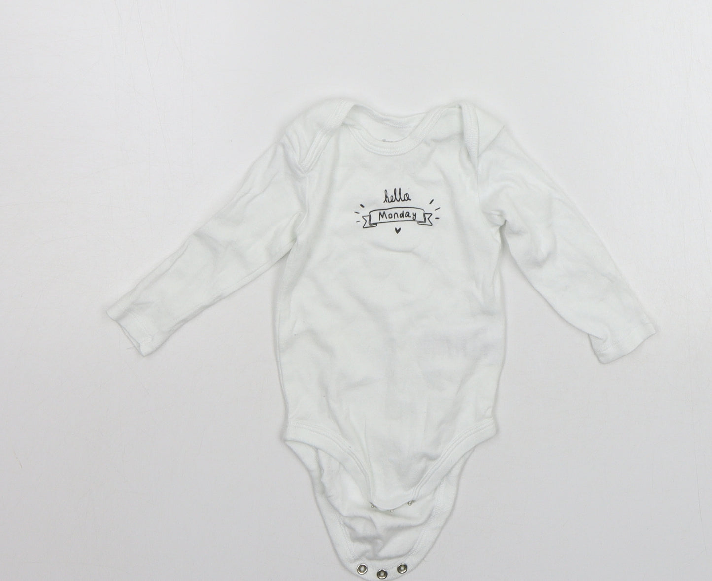 Lupilu Baby White   Babygrow One-Piece Size 3-6 Months