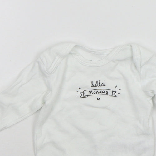 Lupilu Baby White   Babygrow One-Piece Size 3-6 Months