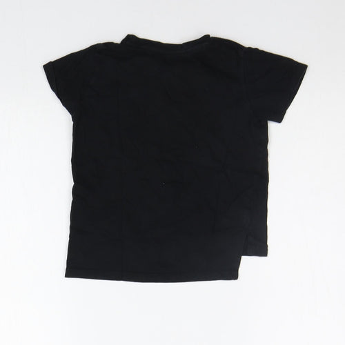 Primark Girls Black   Basic T-Shirt Size 2-3 Years
