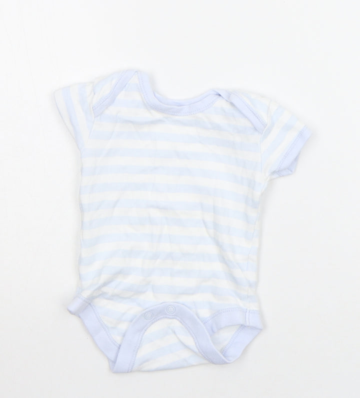 Matalan Baby Blue Striped  Babygrow One-Piece Size 3-6 Months