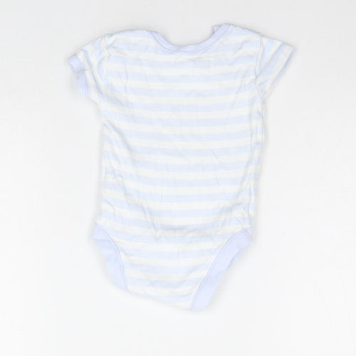 Matalan Baby Blue Striped  Babygrow One-Piece Size 3-6 Months