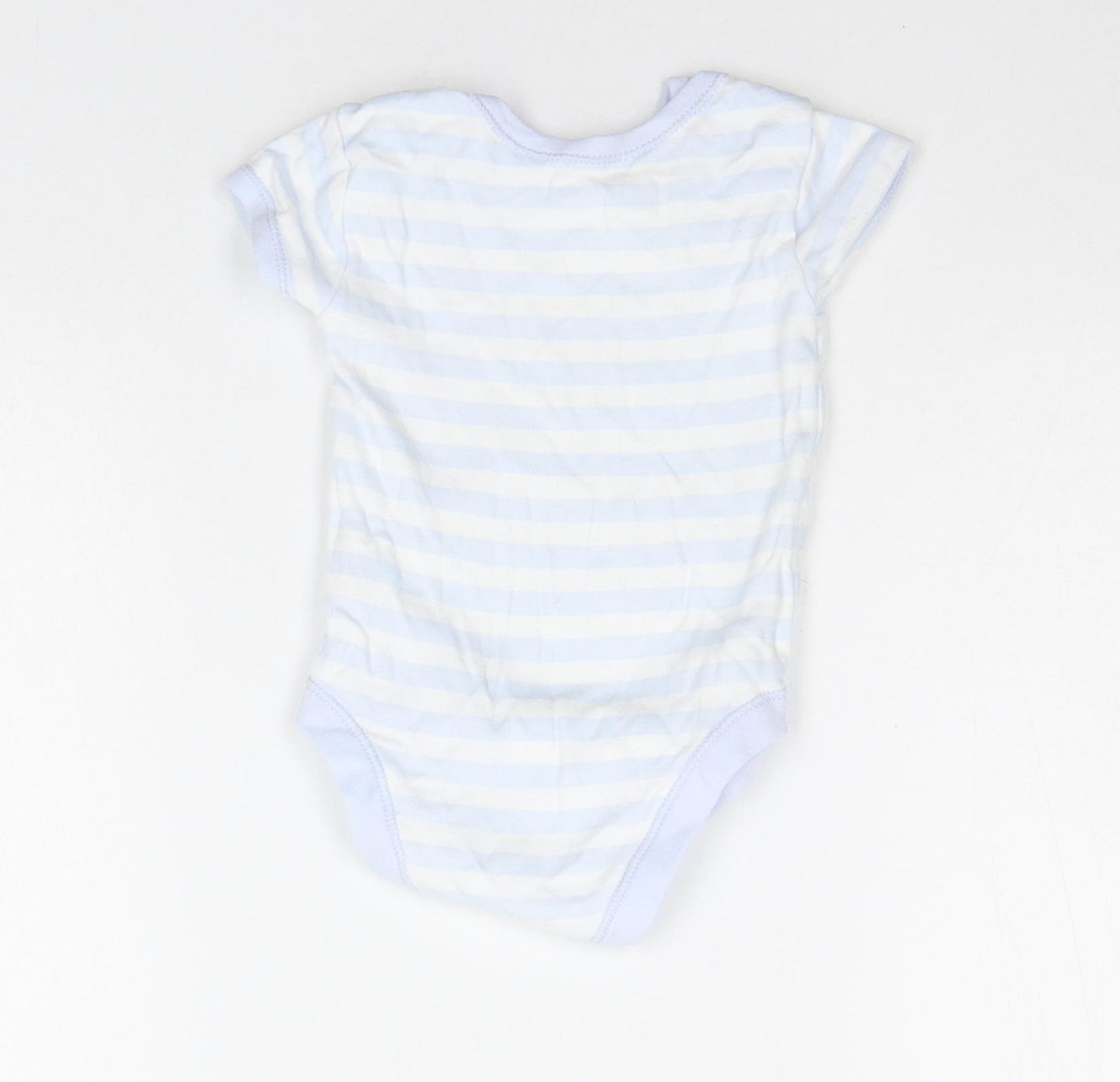 Matalan Baby Blue Striped  Babygrow One-Piece Size 3-6 Months